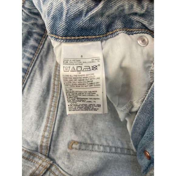 Old Navy Extra High Rise Pop Icon Skinny Jeans Button Fly Denim - Size Women's 8 - Picture 6 of 8